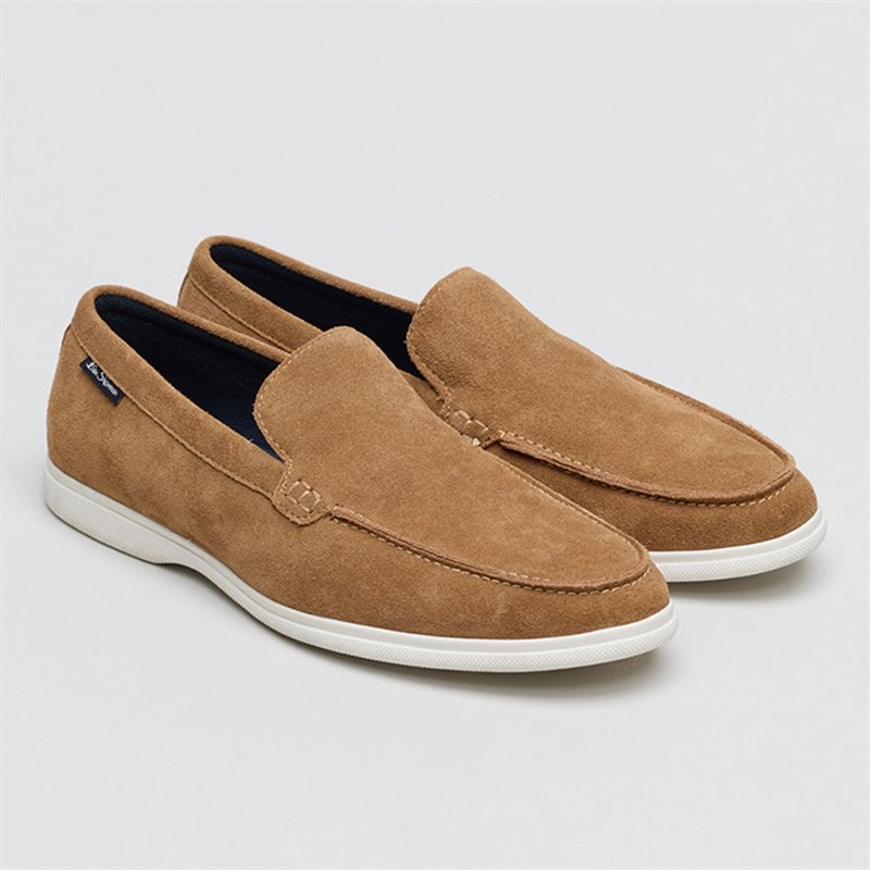 Ben Sherman Heren Amarillo Loafers Tan Suède - Afbeelding 2