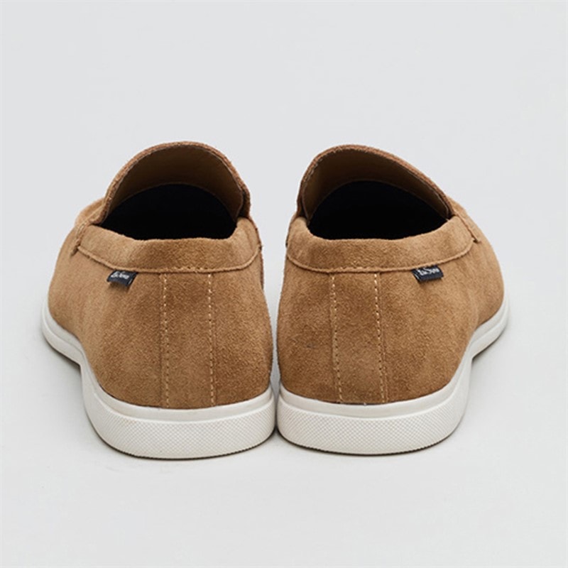 Ben Sherman Heren Amarillo Loafers Tan Suède - Afbeelding 4
