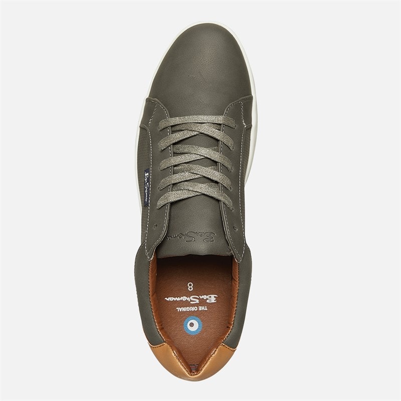 Ben Sherman Heren Detour Perf Schoenen Grijs PU - Afbeelding 4