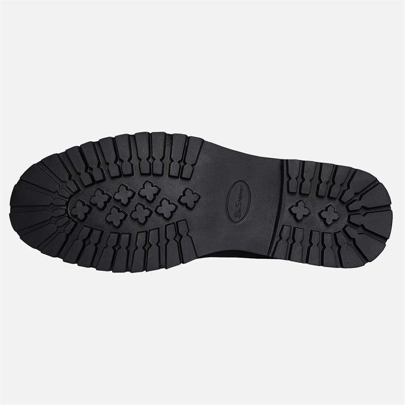 Ben Sherman Heren Chesterley derby schoenen Black Grainy Pu - Afbeelding 5
