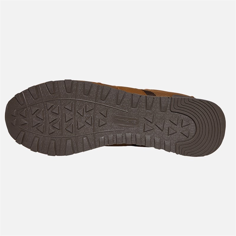 Ben Sherman Baskets de course rétro Owen Homme Brown Mesh - Image 5