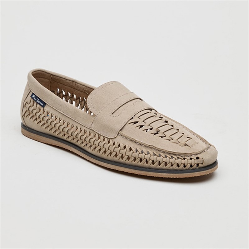 Ben Sherman Herenschoenen Miami Woven Deck Sand - Afbeelding 2