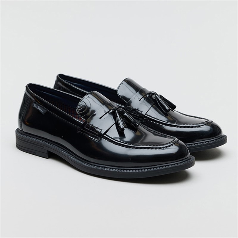 Ben Sherman Herenschoenen met kwastjes Zwart - Afbeelding 2