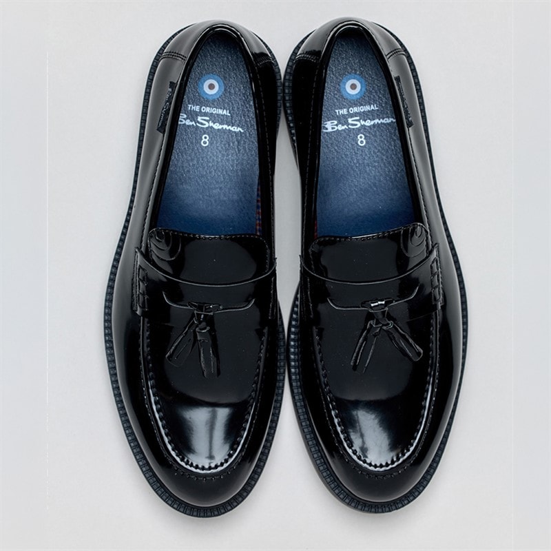 Ben Sherman Herenschoenen met kwastjes Zwart - Afbeelding 3