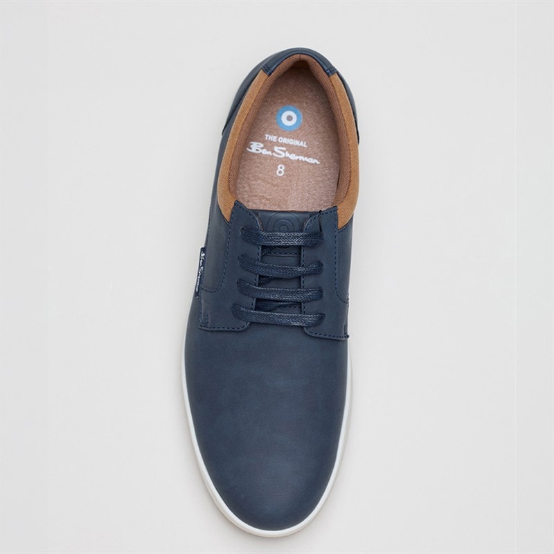 Ben Sherman Heren Detour Derby Schoenen Navy Imi - Afbeelding 3