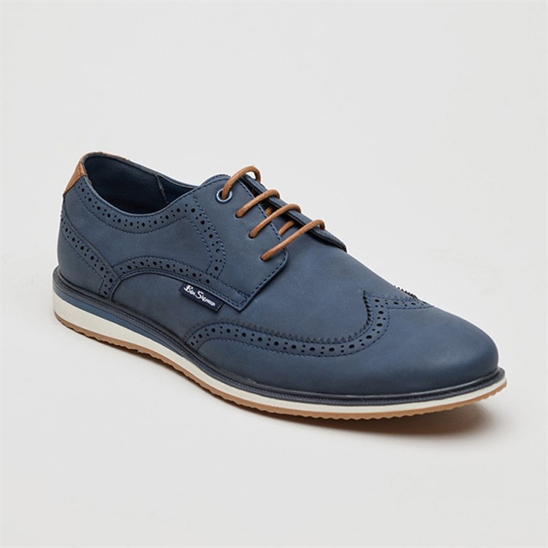 Ben Sherman Heren Mexico Schoenen Navy - Afbeelding 2