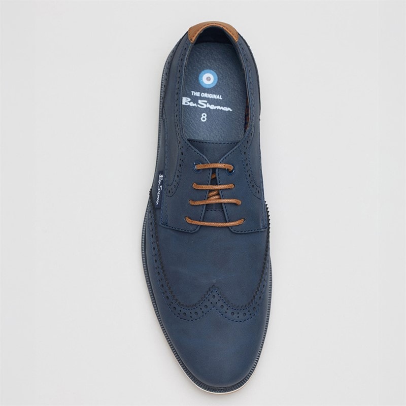 Ben Sherman Heren Mexico Schoenen Navy - Afbeelding 3