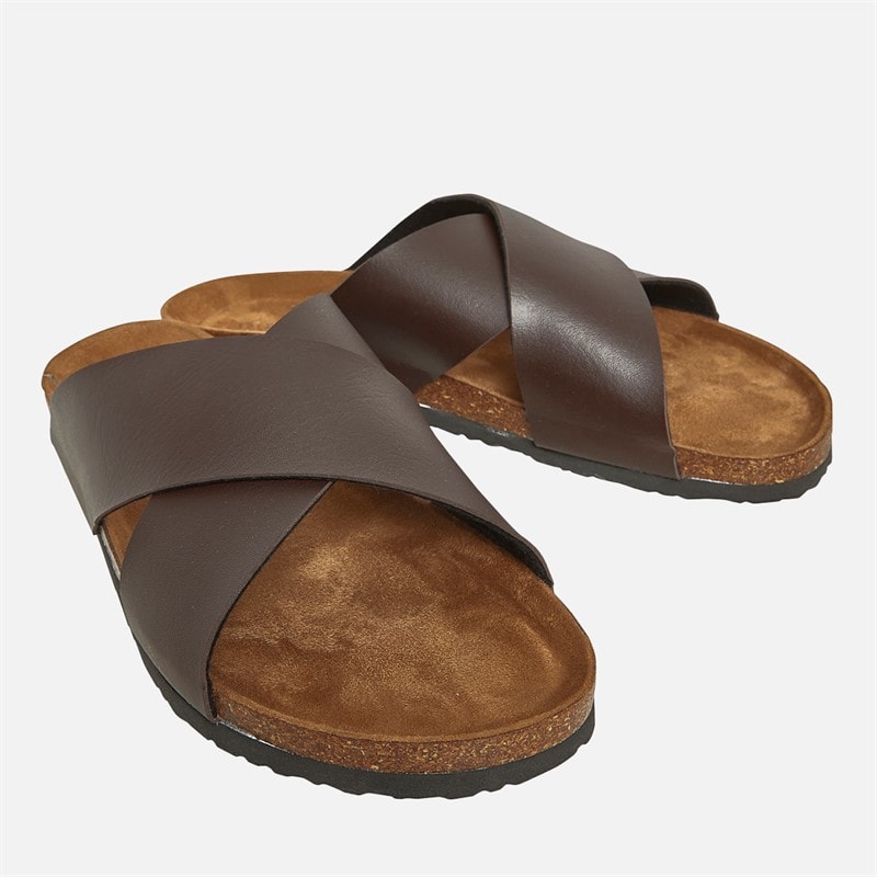 Brave Soul Heren Dawson Sandalen Donkerbruin - Afbeelding 1