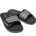 Brave Soul Heren Mateo Slippers Zwart/Grijs/Wit