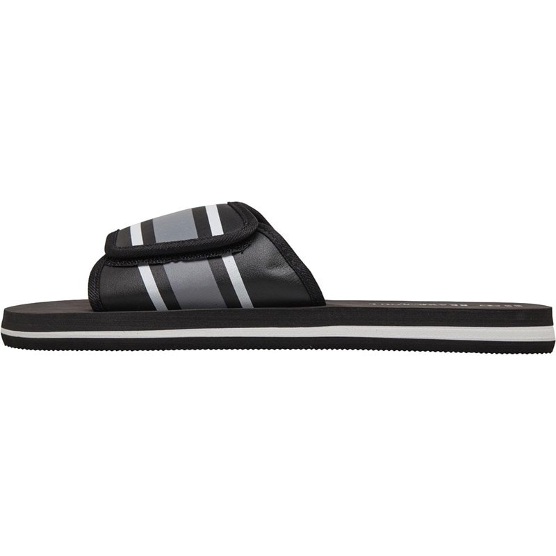 Brave Soul Heren Mateo Slippers Zwart/Grijs/Wit - Afbeelding 2