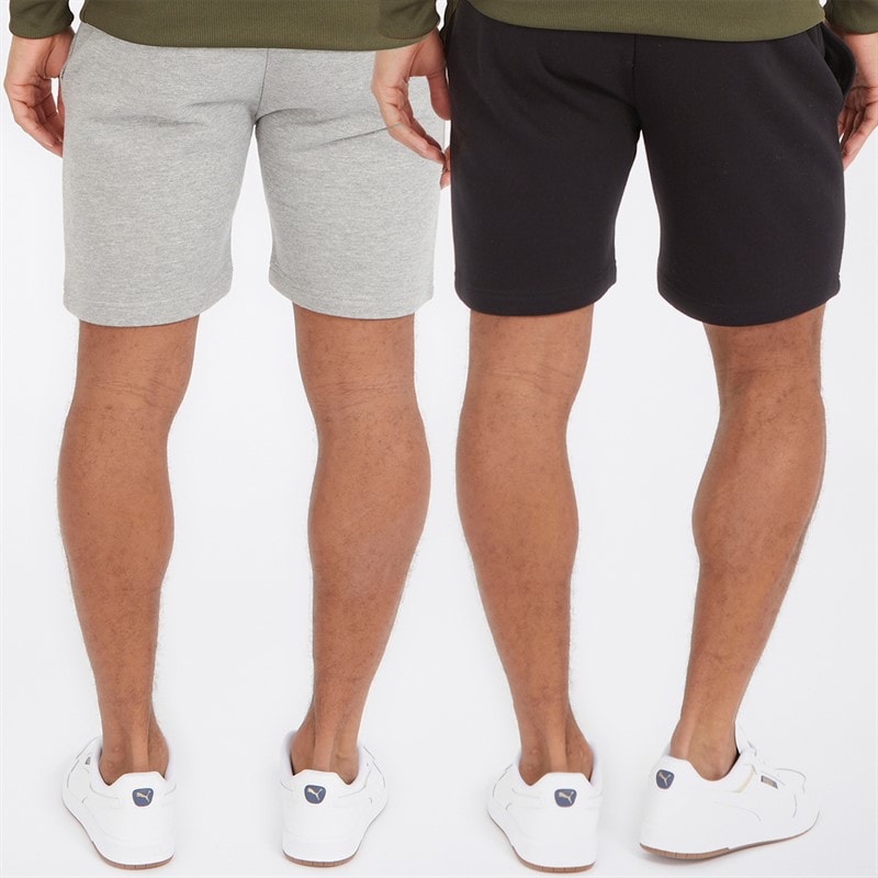 Brave Soul Herenshorts McCartney 2-pack Zwart/Grijs - Afbeelding 2