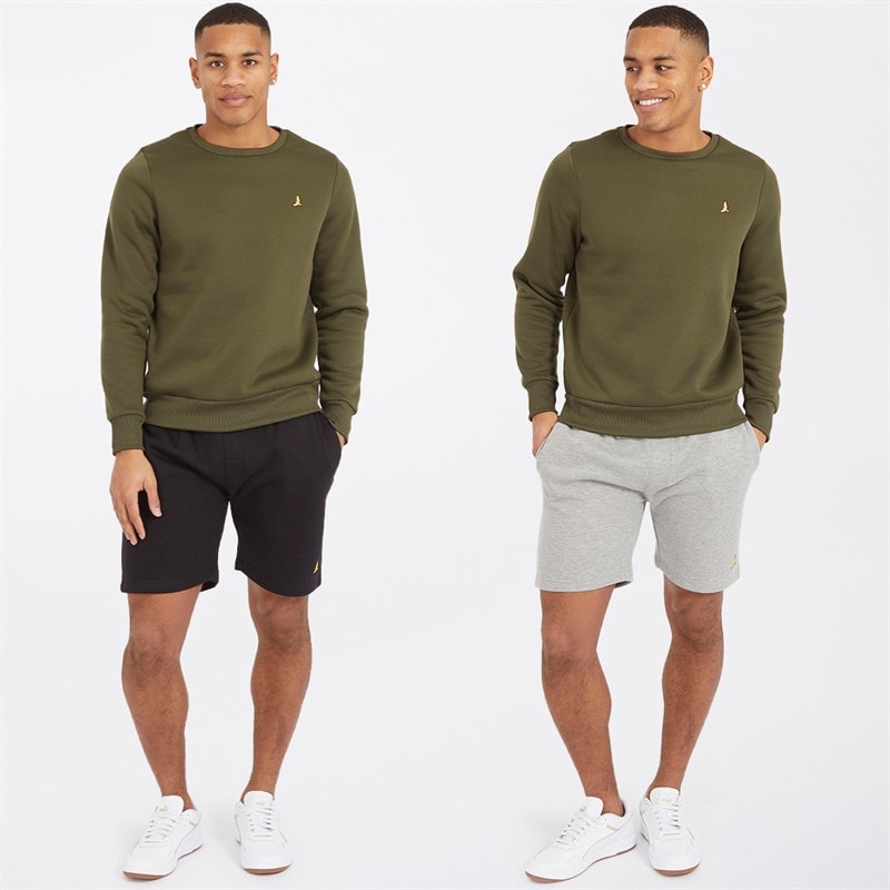 Brave Soul Herenshorts McCartney 2-pack Zwart/Grijs - Afbeelding 3