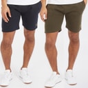 Brave Soul Shorts Homme McCartney, Pacquet Double, Bleu Marine/kaki