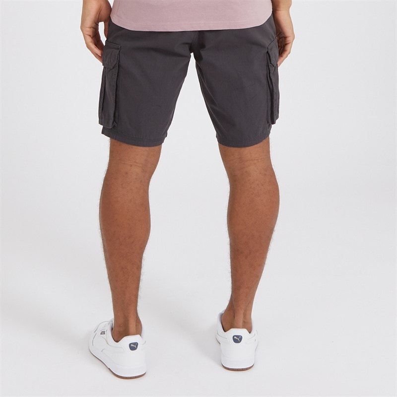 Brave Soul Herren Riverwood Cargoshorts Dunkelblau - Bild 2