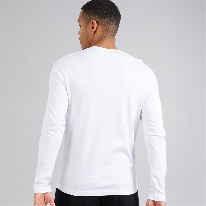 Brave Soul Trial Long Sleeve Top dla niego kolor biały – zdjęcie  2