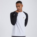 Brave Soul Trent long sleeve top dla niego kolor Optic White/Dark Navy