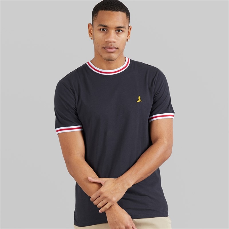 Brave Soul T-shirt Heren Embryo Navy