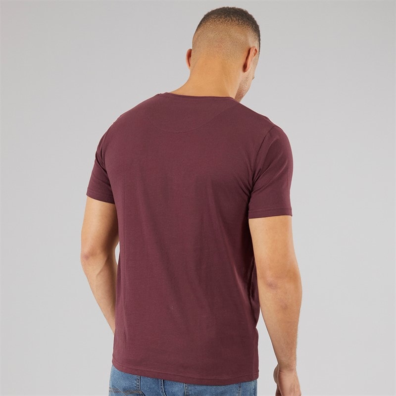 Brave Soul Herenshirts Driepack Marineblauw / Khaki / Bordeaux - Afbeelding 3