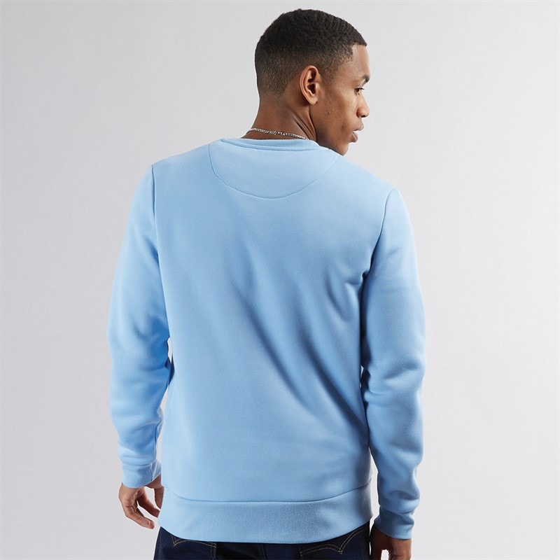 Brave Soul Sweatshirt met ronde hals Arctic Blue heren - Afbeelding 2