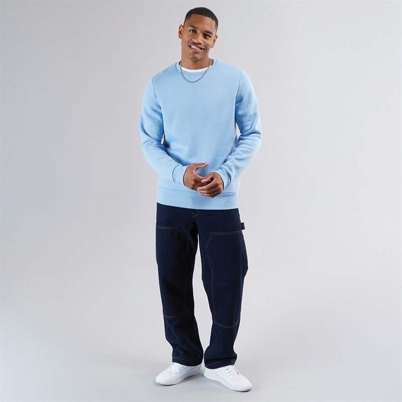 Brave Soul Sweatshirt met ronde hals Arctic Blue heren - Afbeelding 3