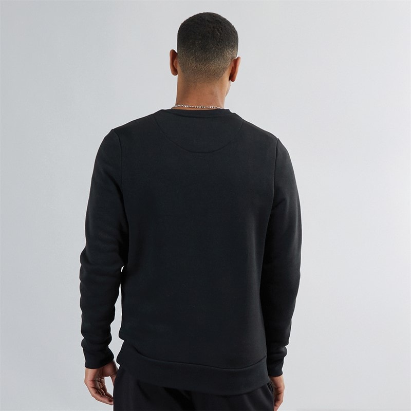Brave Soul Zwarte Sweatshirt met Ronde Hals Heren - Afbeelding 2