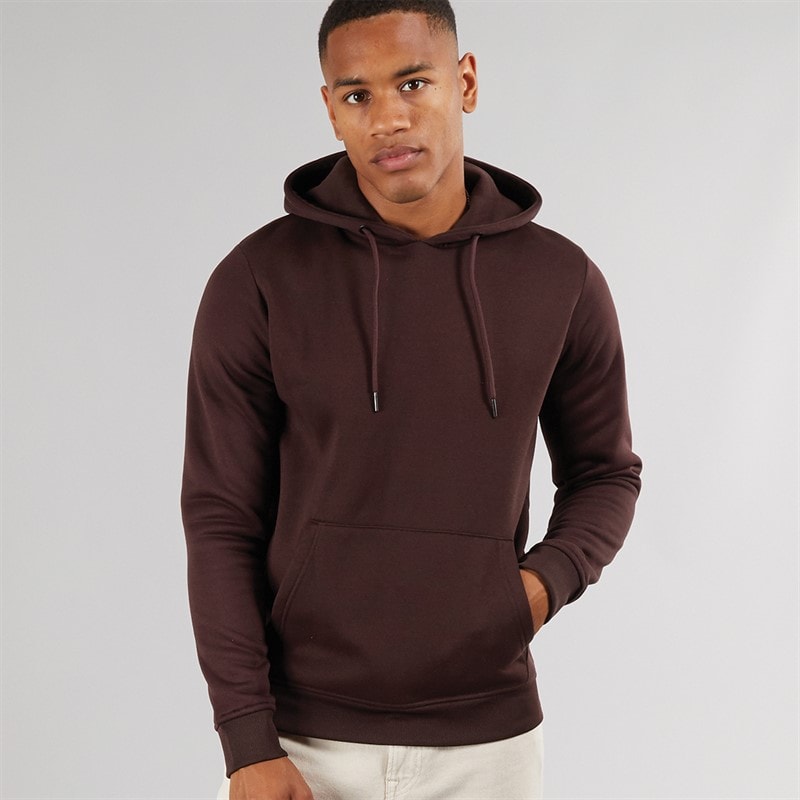 Brave Soul Hoodie Heren Bordeaux rood - Afbeelding 1