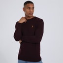 Brave Soul Trui met ronde hals Heren Theory Oxblood