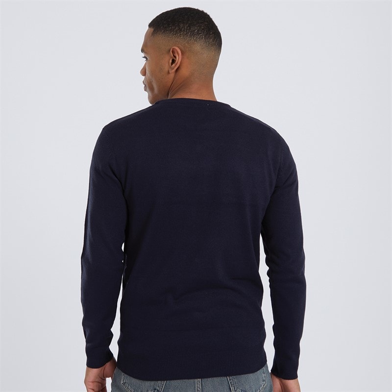 Brave Soul Trui met ronde hals Heren Theory Navy - Afbeelding 2