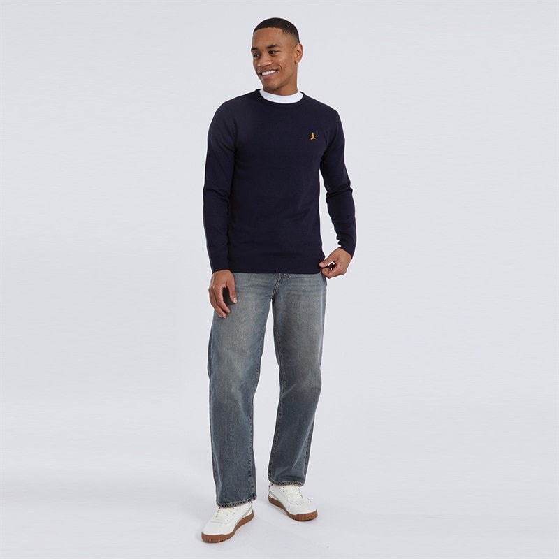 Brave Soul Trui met ronde hals Heren Theory Navy - Afbeelding 4