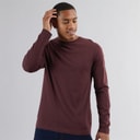 Brave Soul T-Shirts Supreme Homme Bordeaux