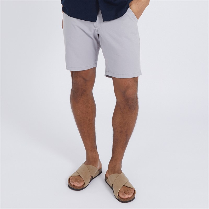 Brave Soul Heren Hansen Chino Shorts Grijs - Afbeelding 1
