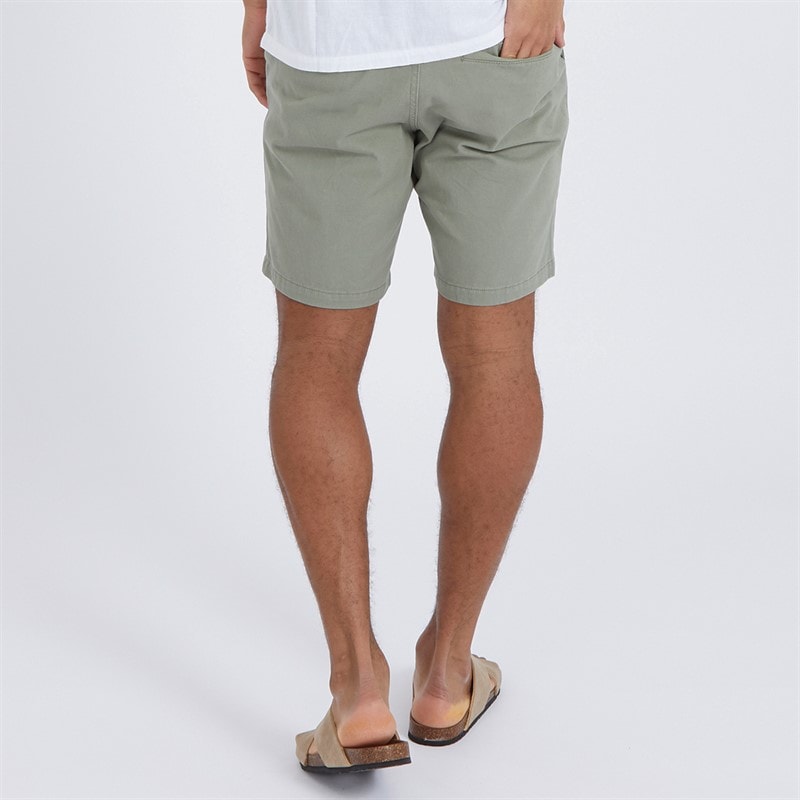 Brave Soul Heren Hansen Chino Shorts Salie - Afbeelding 2