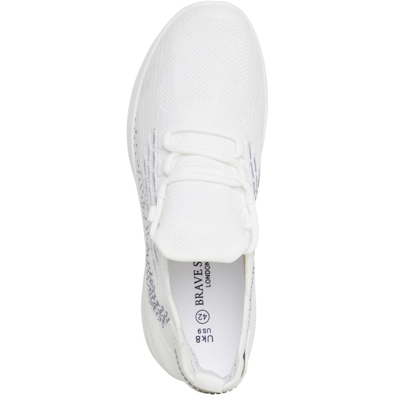 Brave Soul Herren Lakeside Bubble Sneaker Weiß - Bild 4