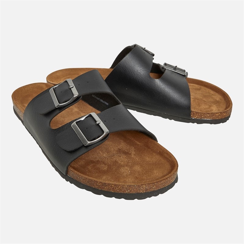 Brave Soul Heren Anthony Sandalen Zwart