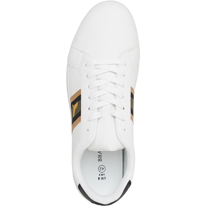 Brave Soul Herenschoenen Louie Eagle PU Witte/Groen/Goud - Afbeelding 4