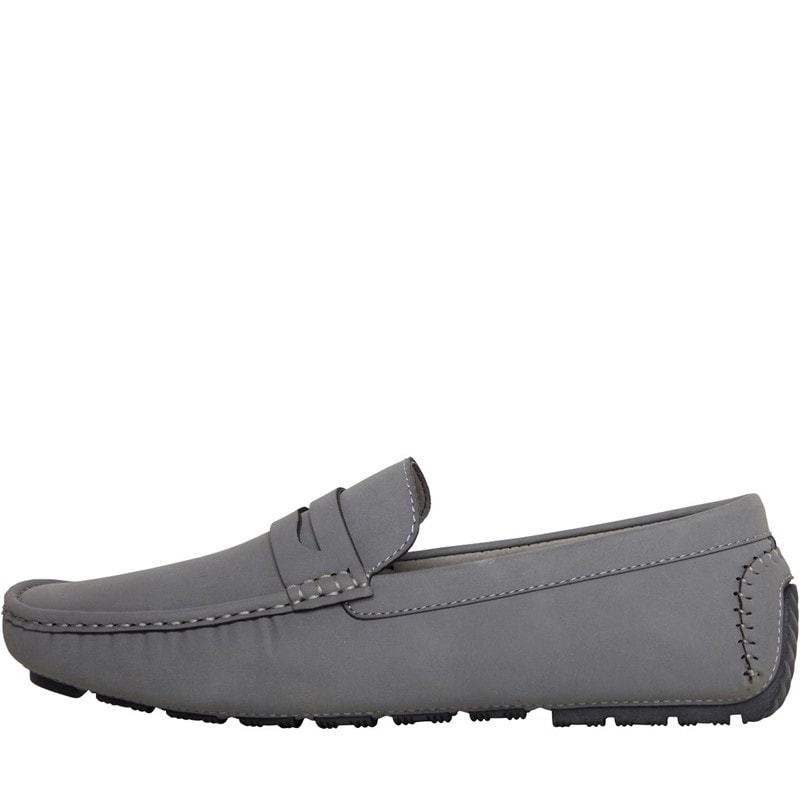 Brave Soul Herenschoenen Web Loafers Grijs