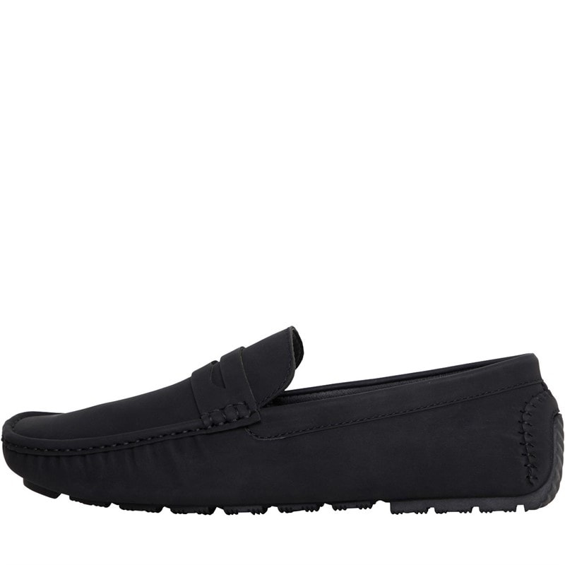 Brave Soul Herenschoenen Web Loafers Zwart