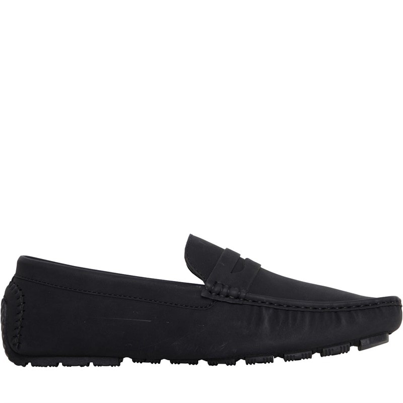 Brave Soul Herenschoenen Web Loafers Zwart - Afbeelding 5