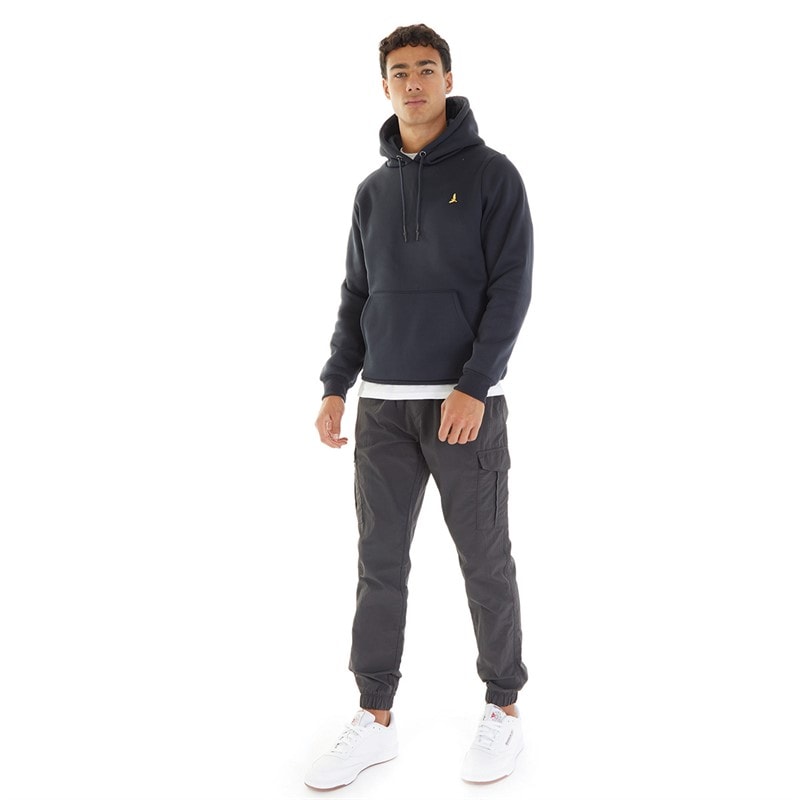 Brave Soul Heren Taslan Cargo Broek Donkergrijs - Afbeelding 3