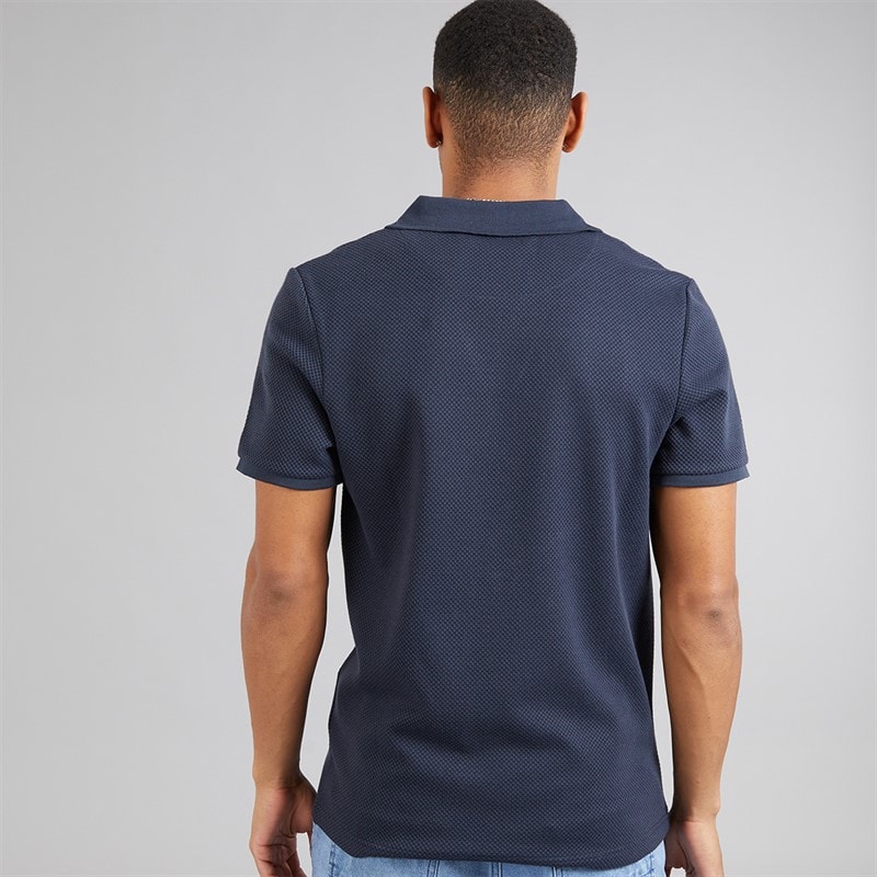 Brave Soul Heren Cadby Polo’s met korte mouwen Blauw - Afbeelding 2