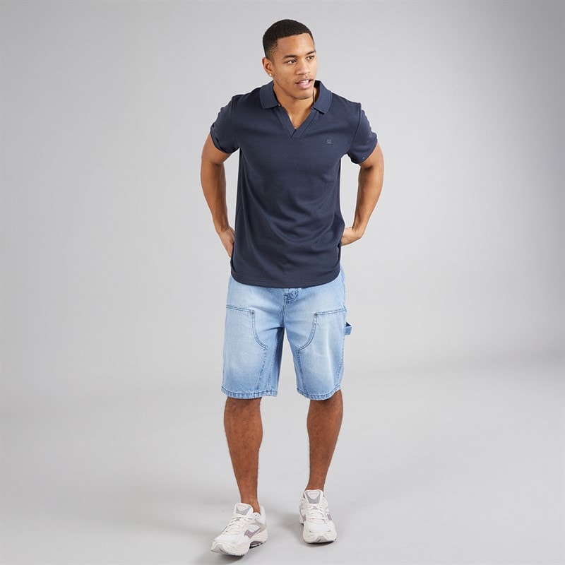 Brave Soul Heren Cadby Polo’s met korte mouwen Blauw - Afbeelding 4