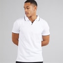 Brave Soul Heren Ferrat Poloshirt Optic White/Navy