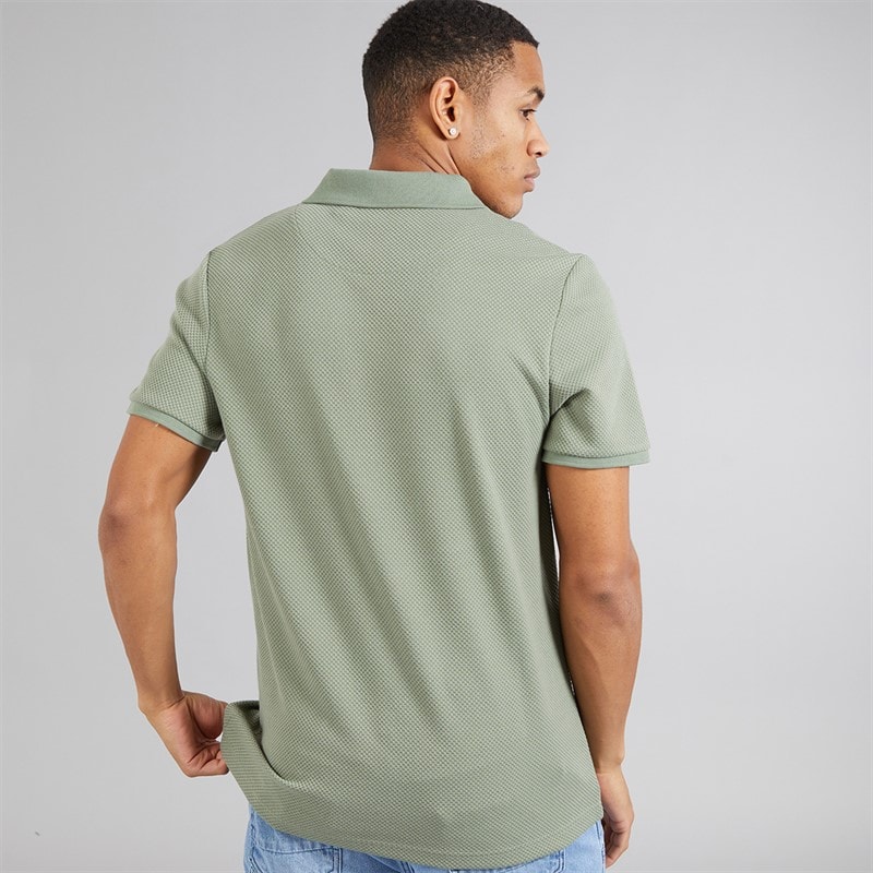 Brave Soul Heren Cadby Polo’s met korte mouwen Khaki - Afbeelding 2