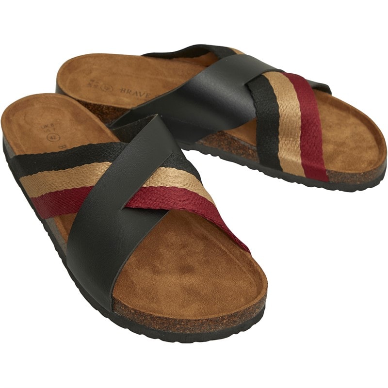 Brave Soul Heren Marvin Sandalen Zwart