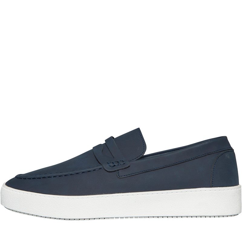 Brave Soul Heren Lisbon Loafers Marineblauw - Afbeelding 1