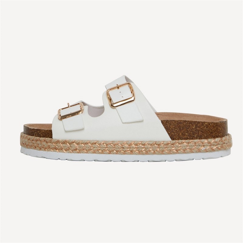 Brave Soul Dames Pantha Sandalen Wit - Afbeelding 2