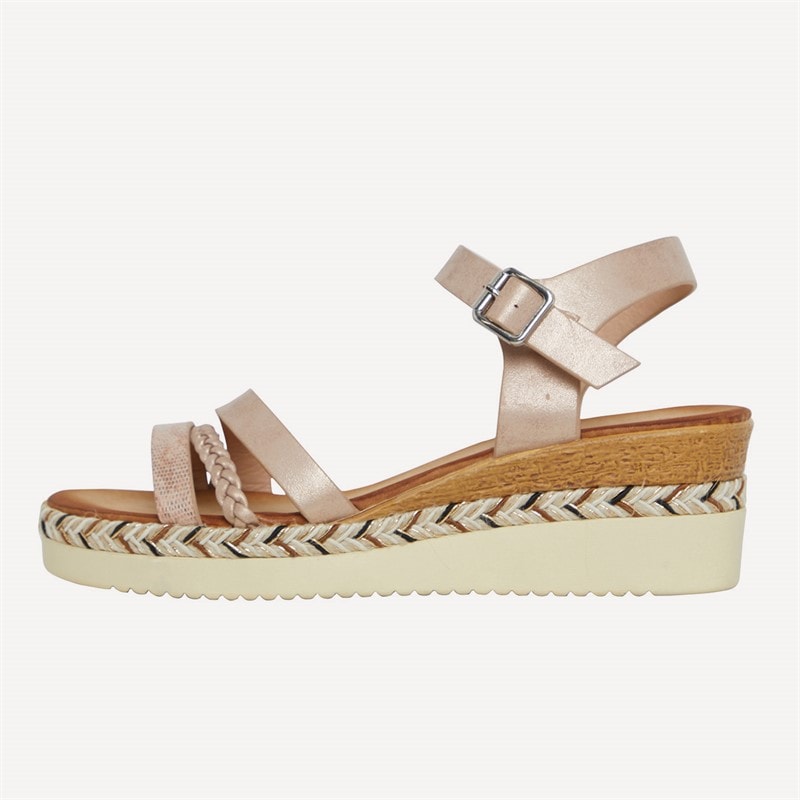 Brave Soul Dames Sleehak Sandalen Meerkleurig - Afbeelding 2