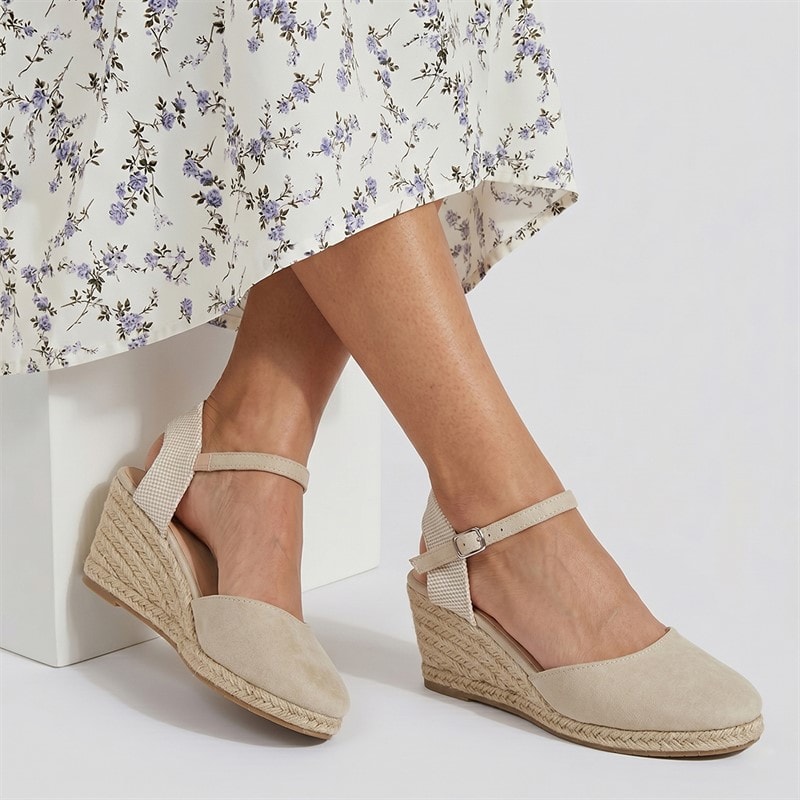 Brave Soul Dames Berry Sleehak Sandalen Bruin