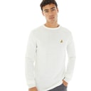 Brave Soul Trui met ronde hals Heren Theory Vintage Wit