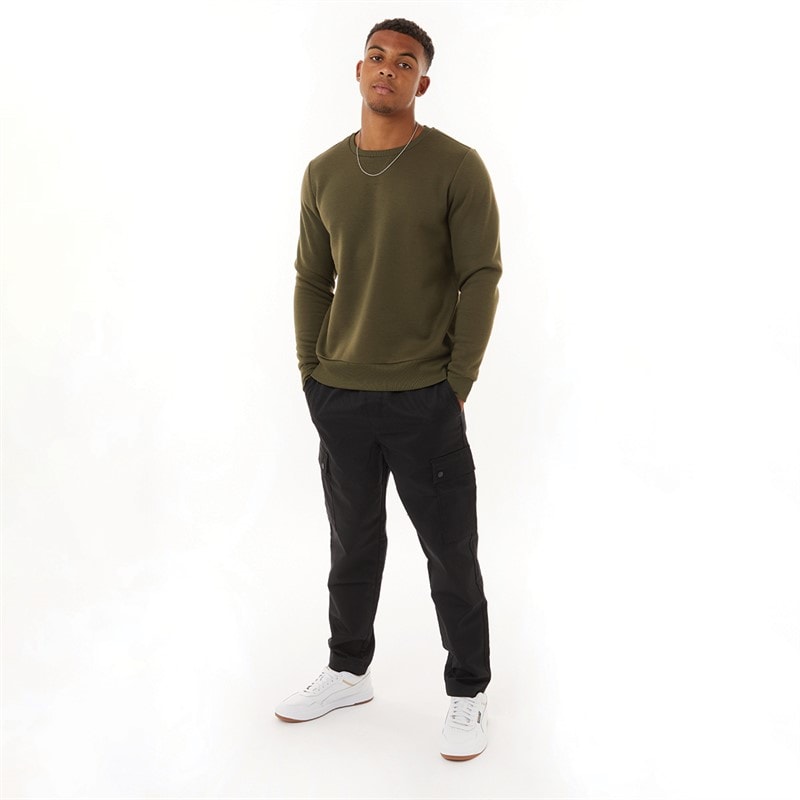 Brave Soul Bluza dla niego kolor khaki – zdjęcie  3